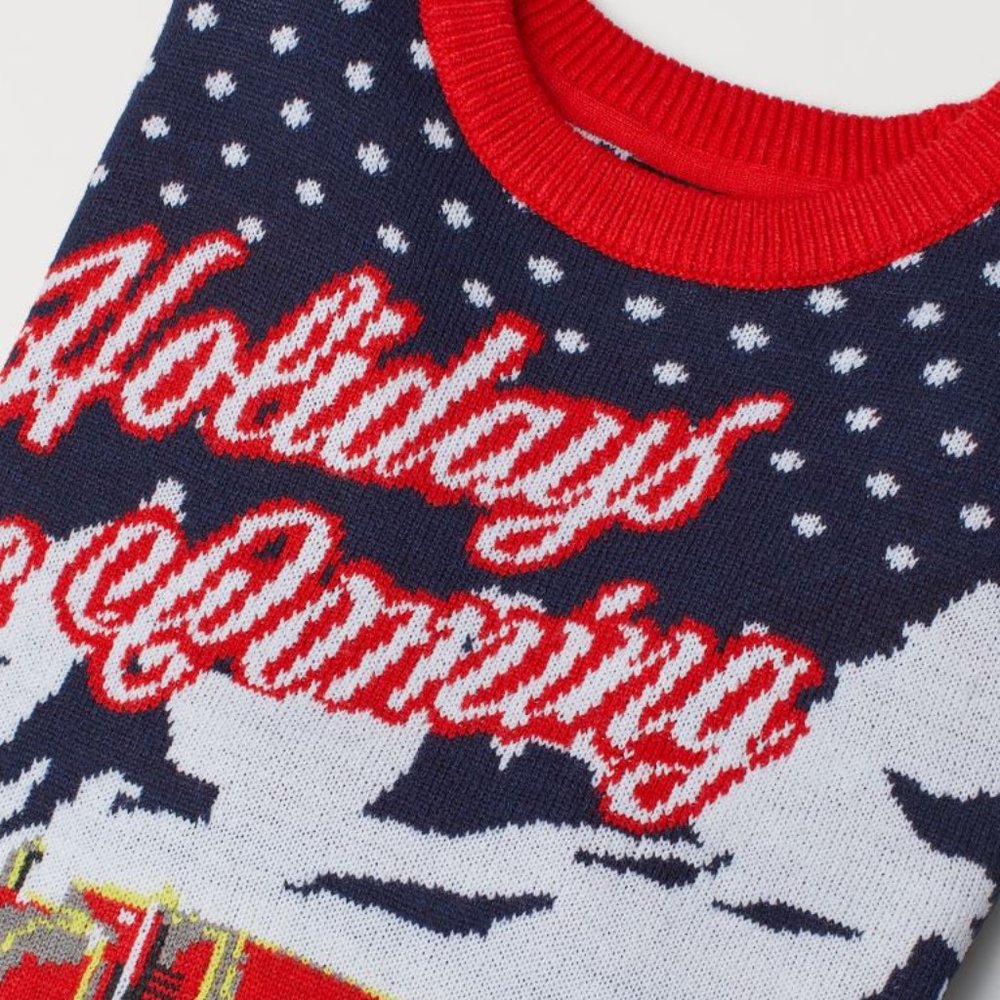 H&M Coca Cola Christmas Truck Ugly Sweater NWT - Picture 5 of 5